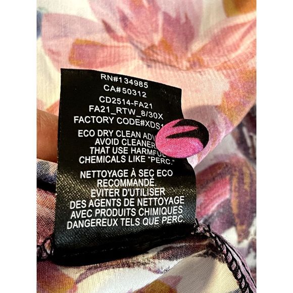 For Love & Lemons scarlet mini dress floral cut out print NWT size Small - Picture 12 of 13